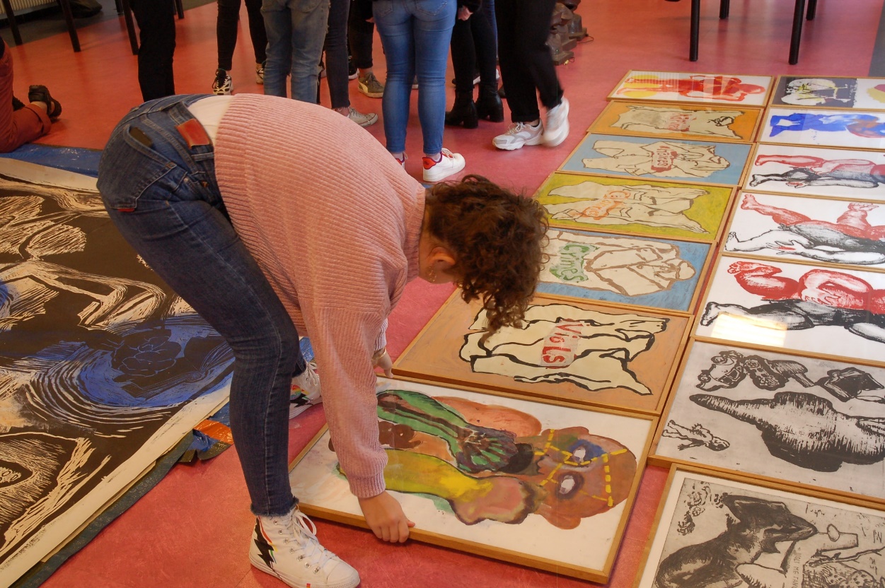 Exposition Nicolas Fedorenko au lycée en 2019